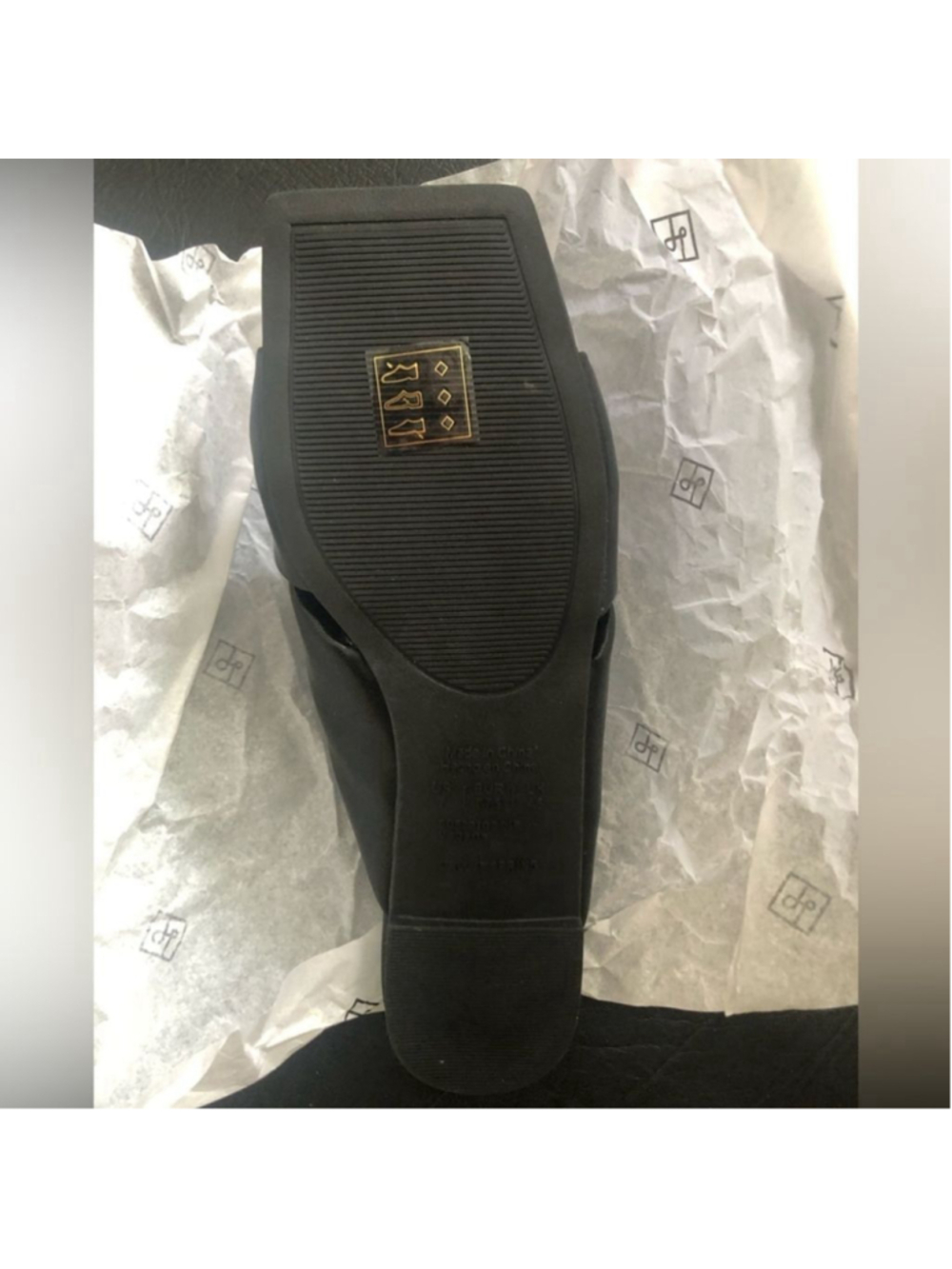 NWT Call It Spring Black Quilted Knot Slide Sandals Vegan Size 7 - Picture 5 of 9